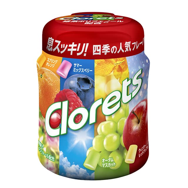 ◆クロレッツXPシーズンアソートボトルR 140g【6個セット】