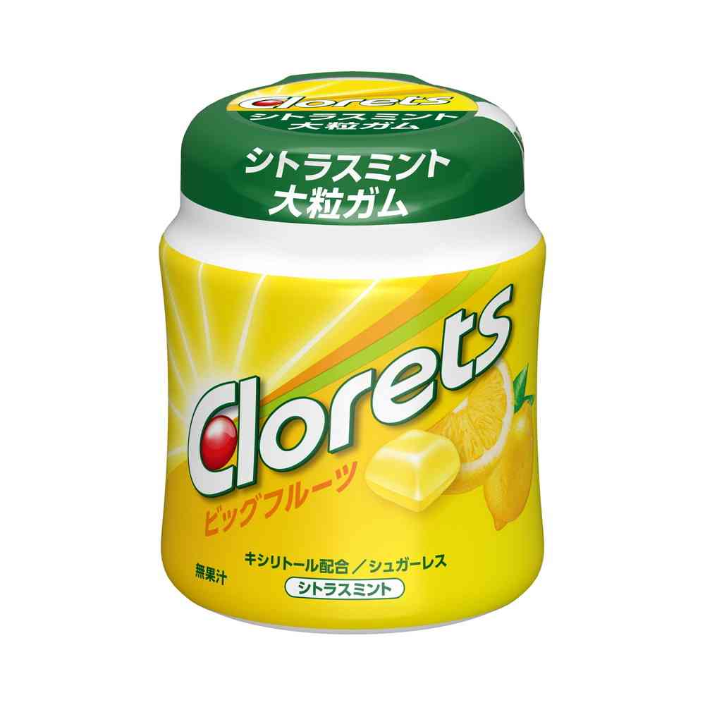 ◆モンテリーズ クロレッツ ビッグフルーツ シトラスミント ボトル 112g   [6個セット]