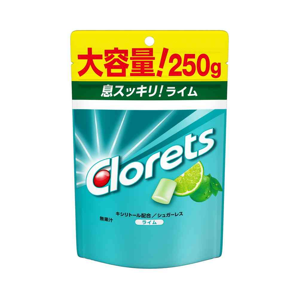 ◆モンテリーズ クロレッツXP ライムスタンド パウチ 250g   [6個セット]