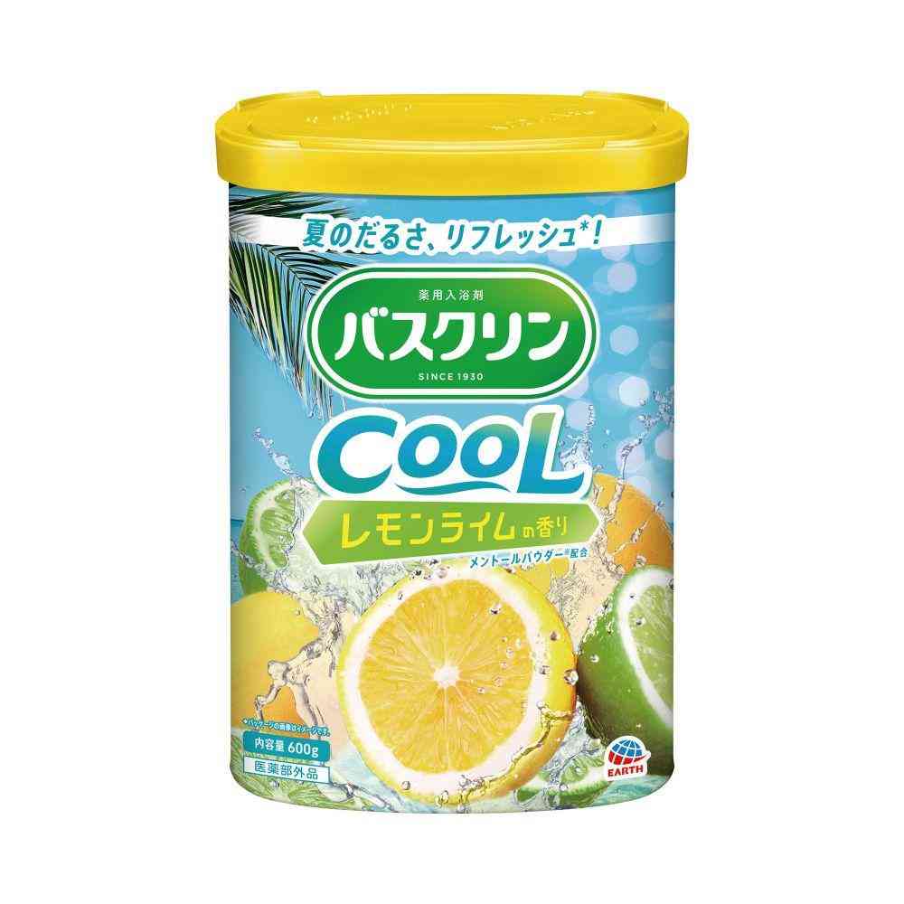 [医薬部外品]アース製薬 バスクリンクール レモンライムの香り 600g