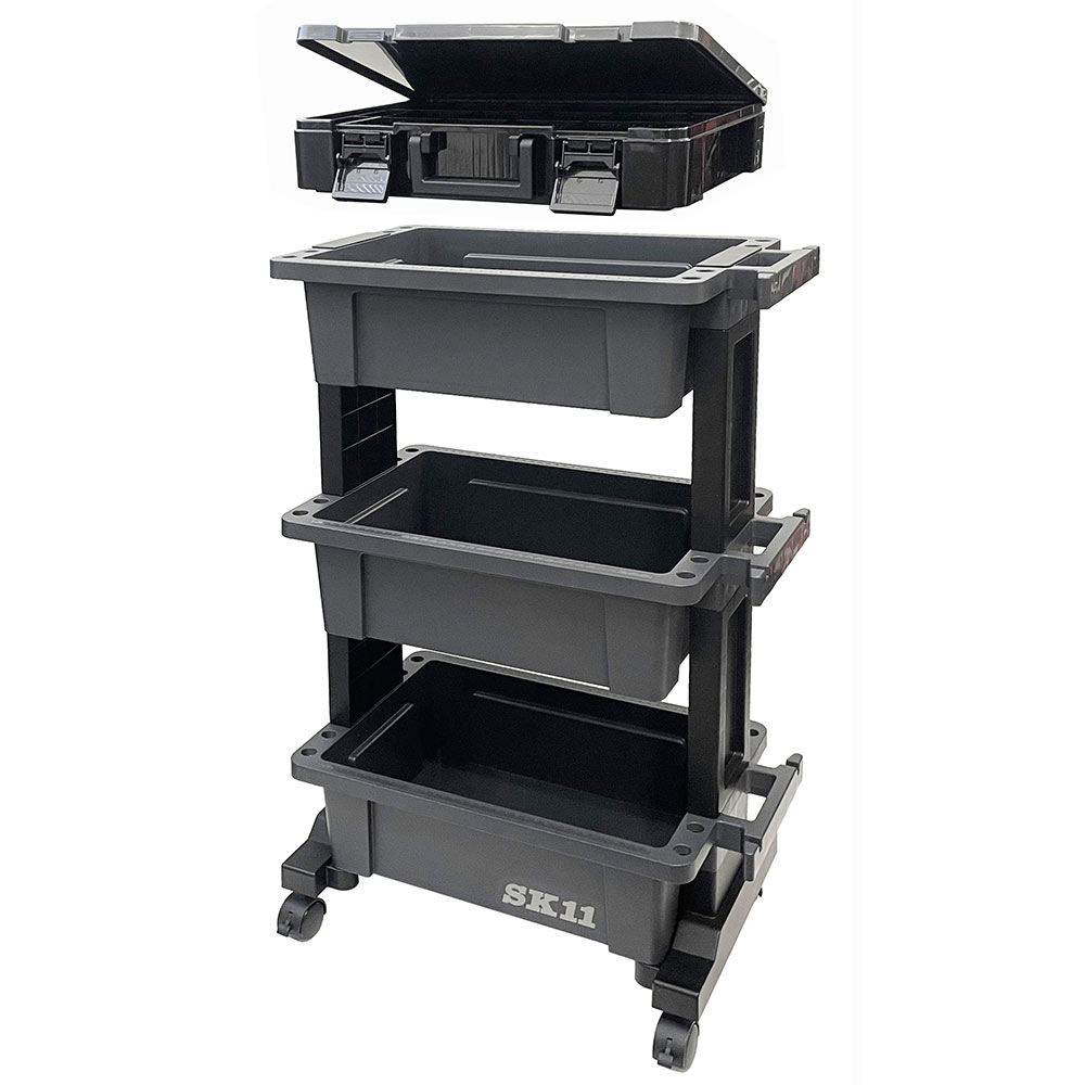 ツールワゴンボックス&PS STW-B490PS 【直送品】 返品・キャンセル・他商品と同時購入は不可