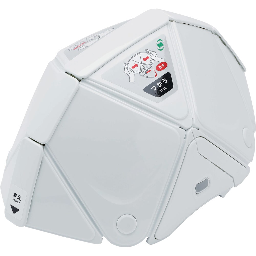 防災用折りたたみヘルメット フラットメット2 TSC10NW メーカー直送 ▼返品・キャンセル不可[他商品との同時購入不可]