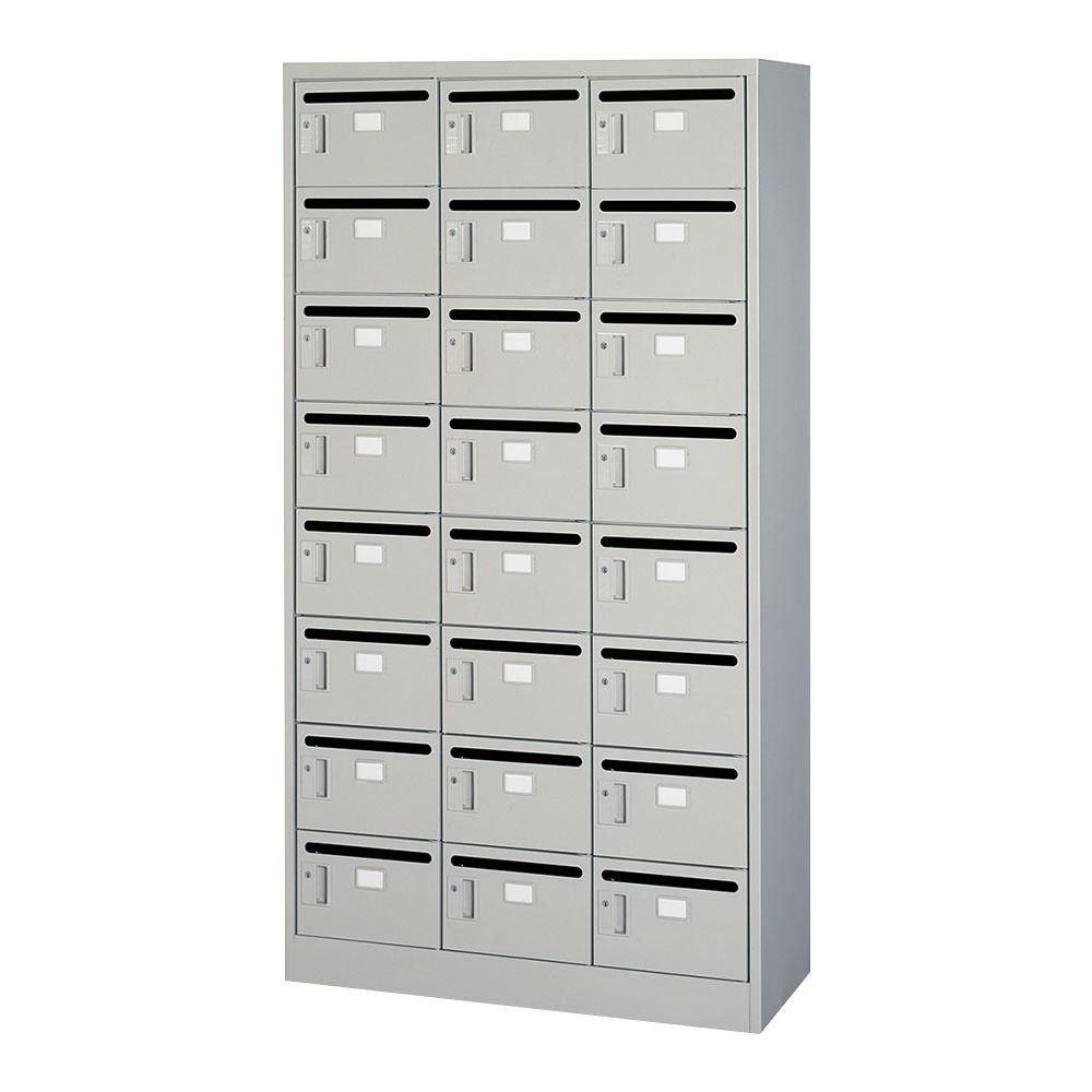 メールボックス 3列8段 シリンダー錠 COM-MV-24P メーカー直送 ▼返品・キャンセル不可【他商品との同時購入不可】