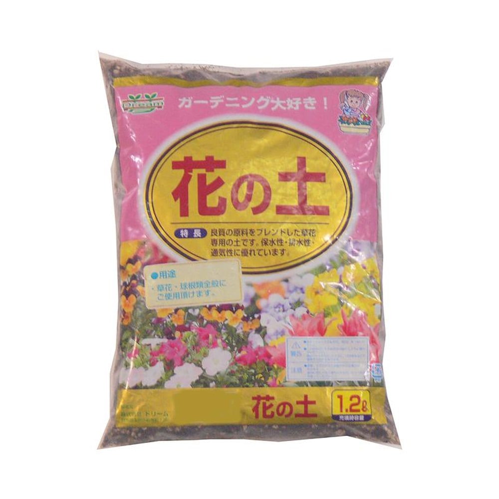 あかぎ園芸 花の土 1.2L 30袋 1320131 【直送品】 返品・キャンセル・他商品と同時購入は不可