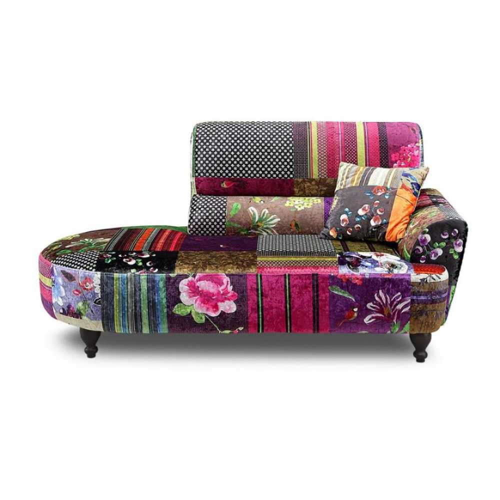 2人掛けソファ ルイス Aタイプ パッチワーク 167206 メーカー直送 ▼返品・キャンセル不可【他商品との同時購入不可】