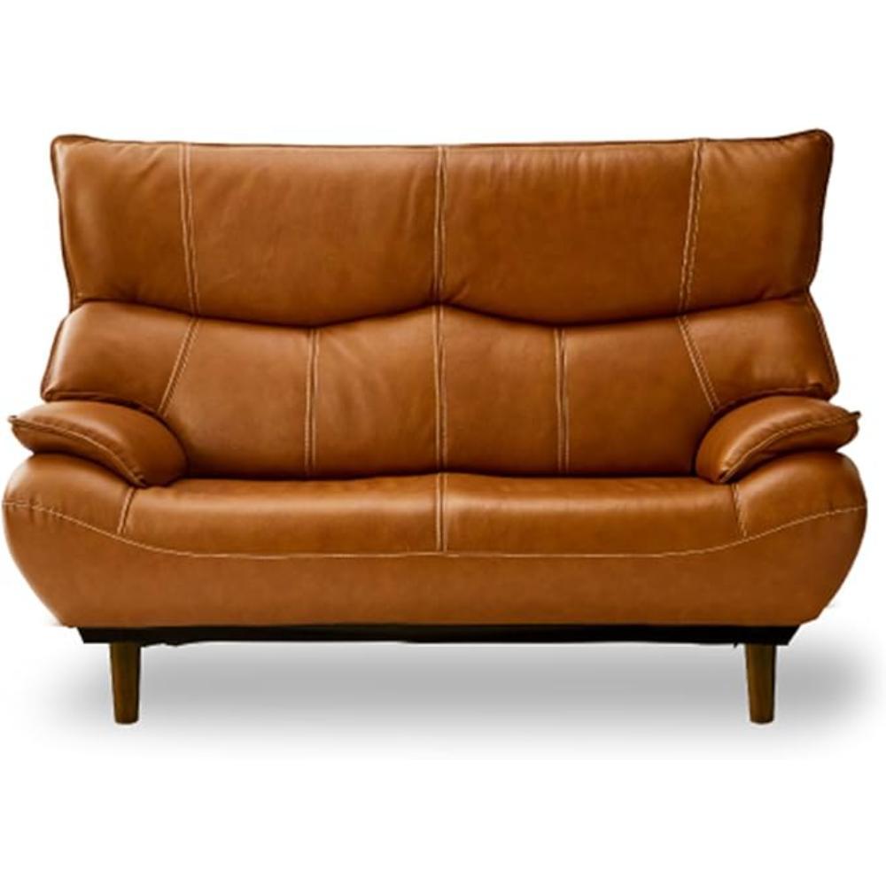 2人掛けソファ マリアン ライトブラウン 290597 メーカー直送 ▼返品・キャンセル不可【他商品との同時購入不可】