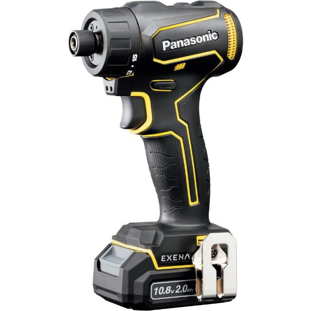 EXENA 充電ドリルドライバー ビットタイプ（黄）（電池セット品） 【直送品】 返品・キャンセル・他商品と同時購入は不可