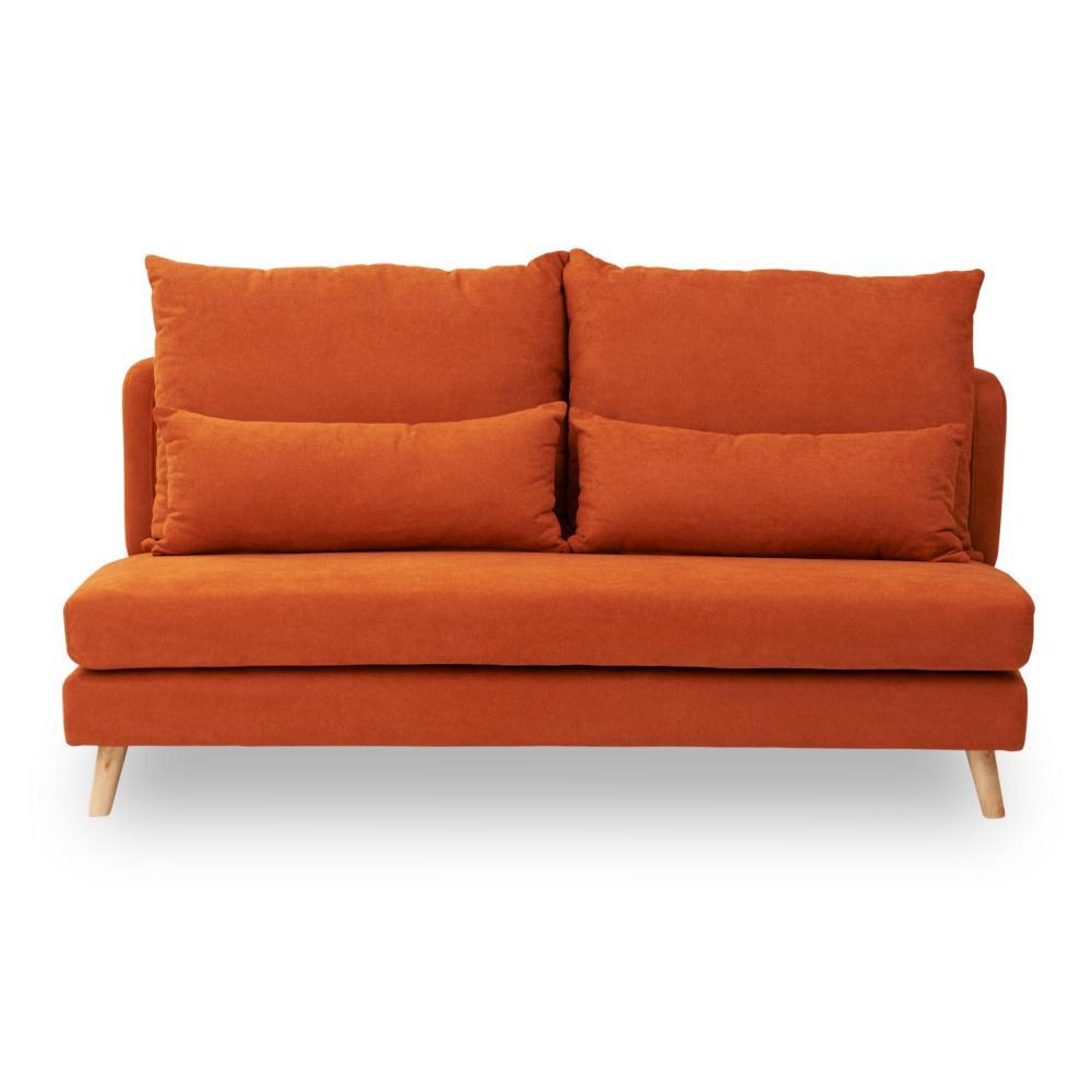 3人掛けソファ タピオカ オレンジ 315624 メーカー直送 ▼返品・キャンセル不可【他商品との同時購入不可】
