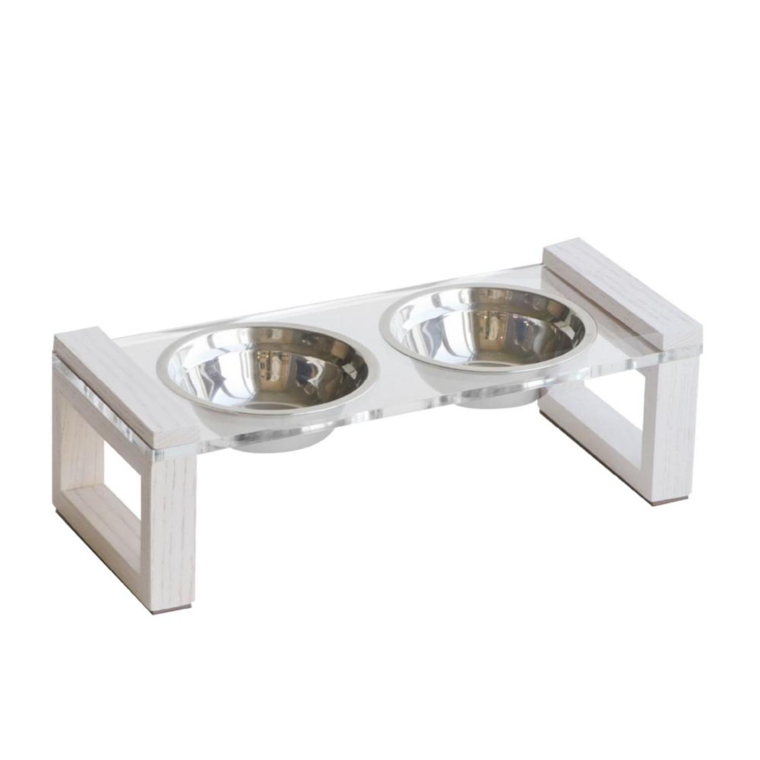 ペット用エサ皿 ライム ホワイト 330994 メーカー直送 ▼返品・キャンセル不可[他商品との同時購入不可]