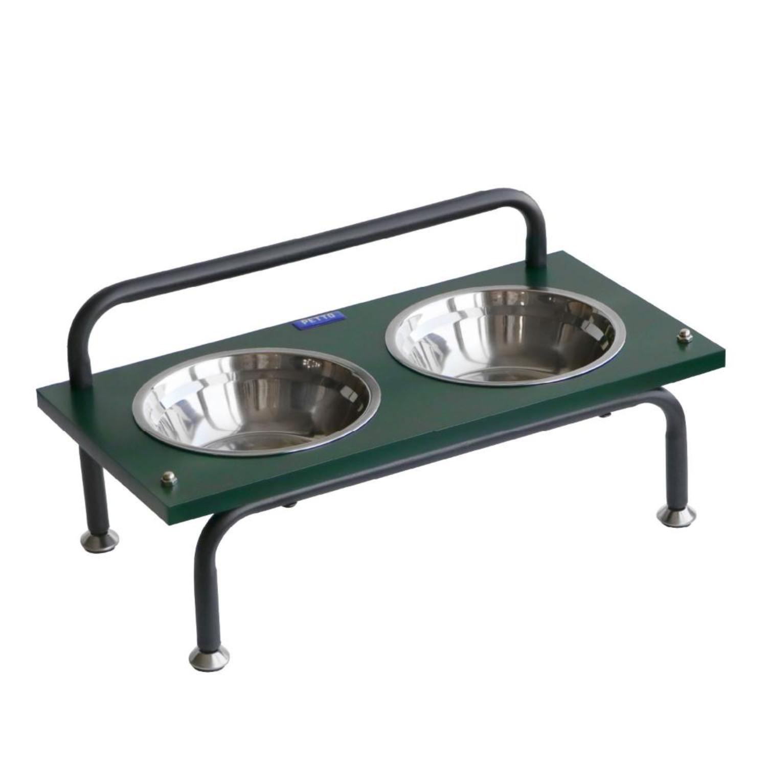 ペット用エサ皿 ジェンナ グリーン 352917 メーカー直送 ▼返品・キャンセル不可[他商品との同時購入不可]