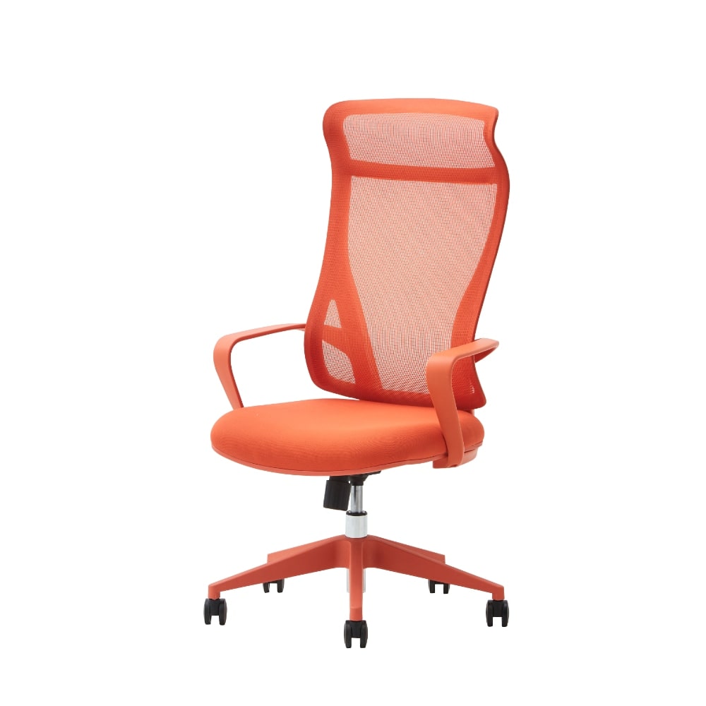 メッシュチェア コルマ オレンジ 【直送品】 返品・キャンセル・他商品と同時購入は不可