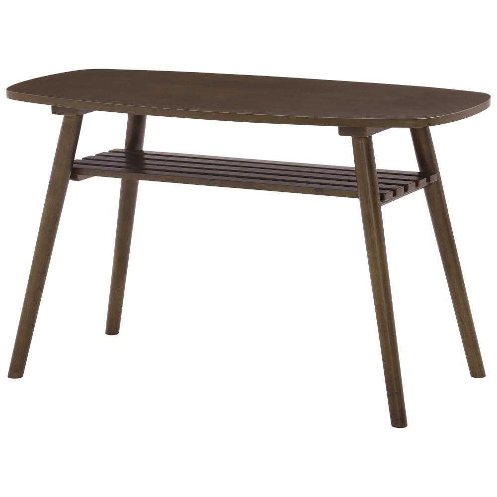 ミドルセンターテーブル 幅100cn レシピ ブラウン メーカー直送 ▼返品・キャンセル不可【他商品との同時購入不可】