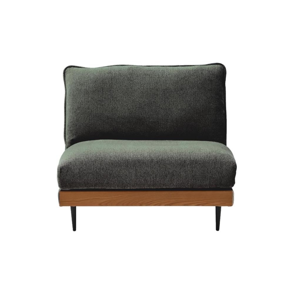 1.5人掛けソファ アリシア グリーン メーカー直送 ▼返品・キャンセル不可【他商品との同時購入不可】