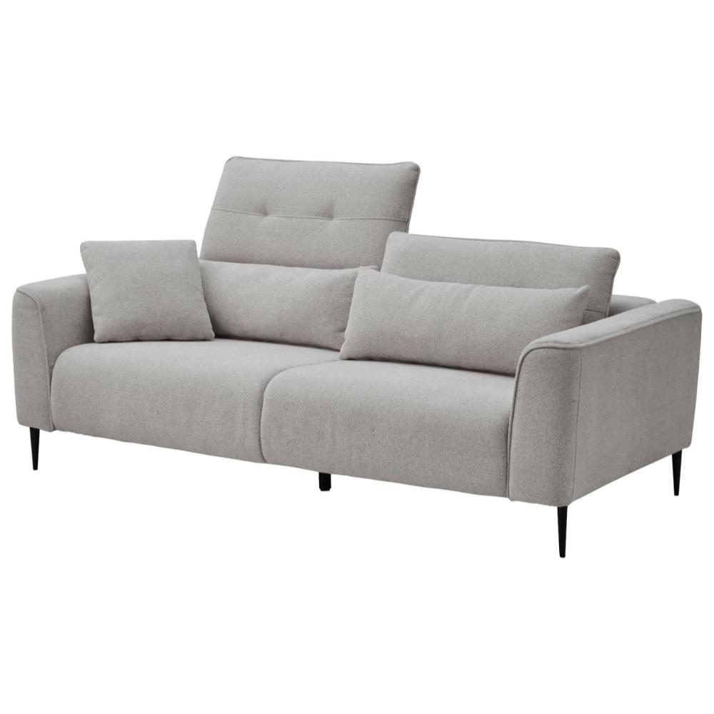 3人掛けソファ スキータ ライトグレー 447153 メーカー直送 ▼返品・キャンセル不可【他商品との同時購入不可】