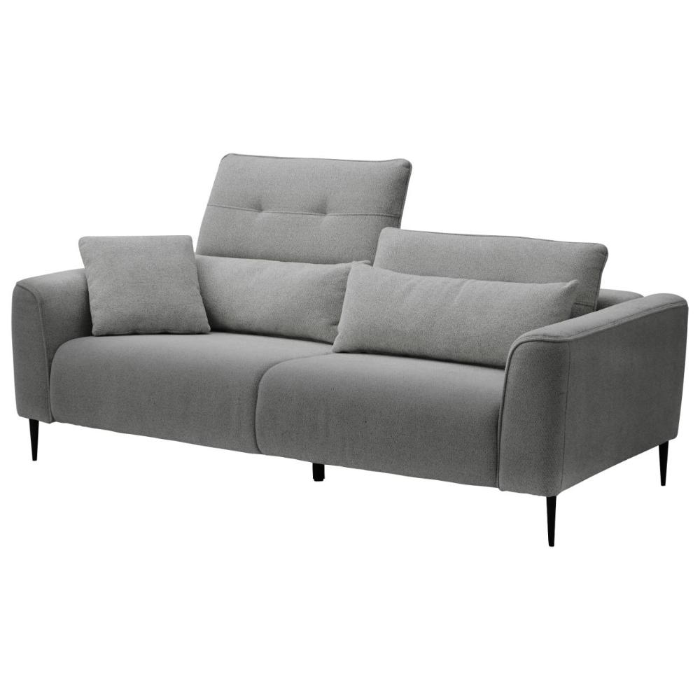 3人掛けソファ スキータ ダークグレー 447154 メーカー直送 ▼返品・キャンセル不可【他商品との同時購入不可】