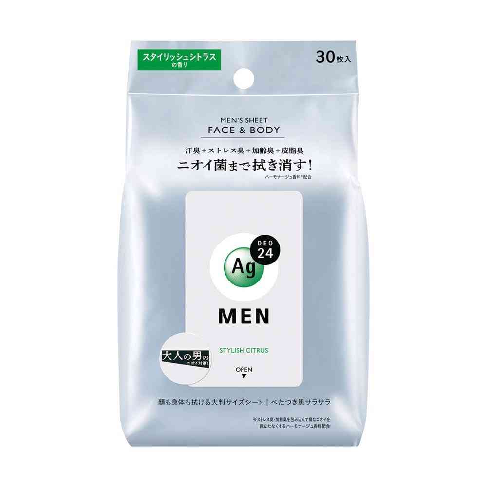 ファイントゥデイ AGデオ 24メン メンズシート フェイス＆ボディ シトラス 30枚