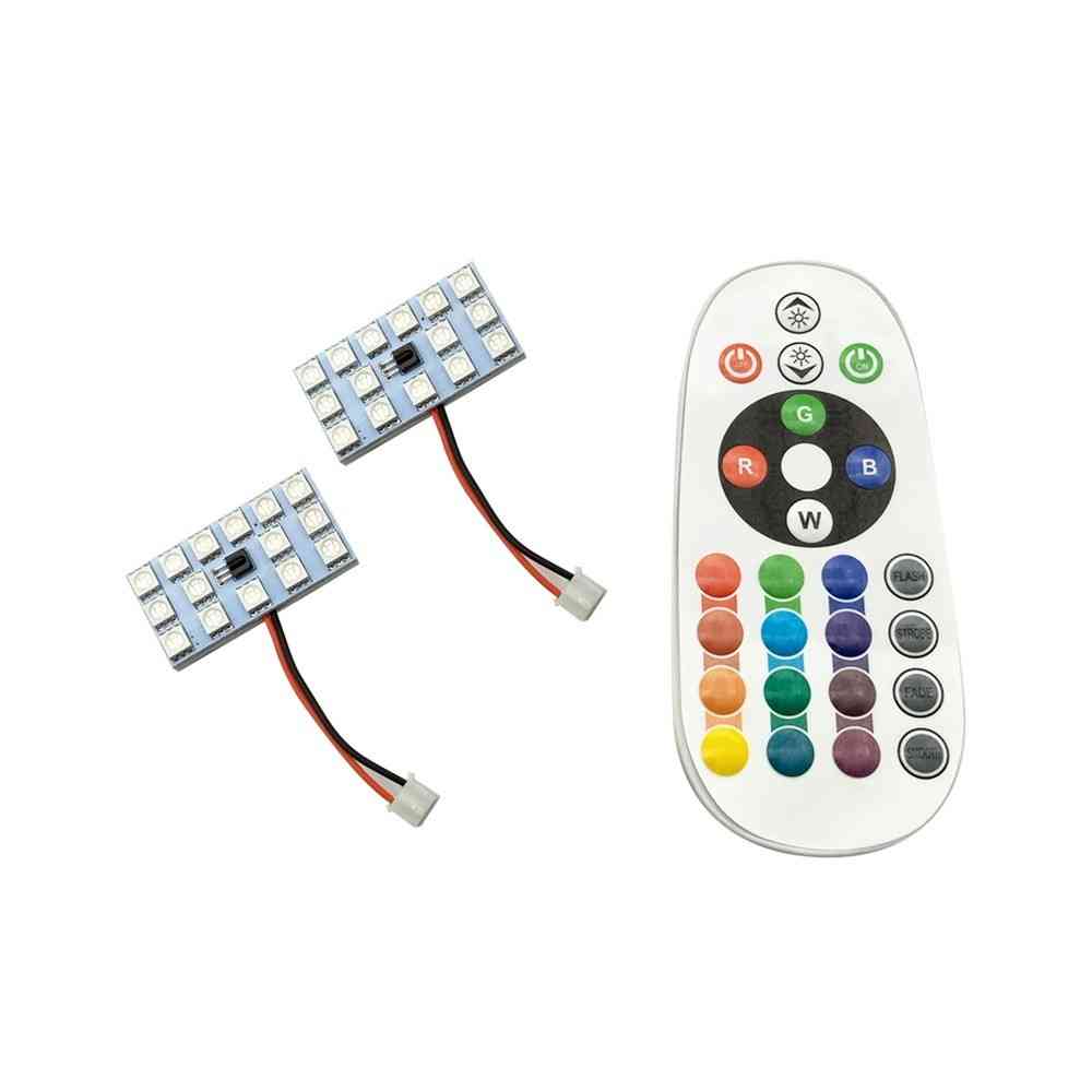 アークス レインボーリモコンLEDルームランプ LED15灯×2個 GRX-788