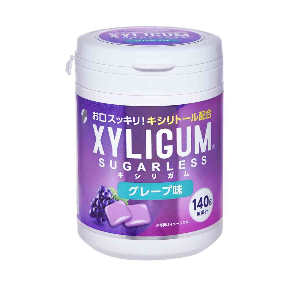 ◆SUN STYLE サンスタイル キシリガム グレープ ボトル 140g [6個セット]