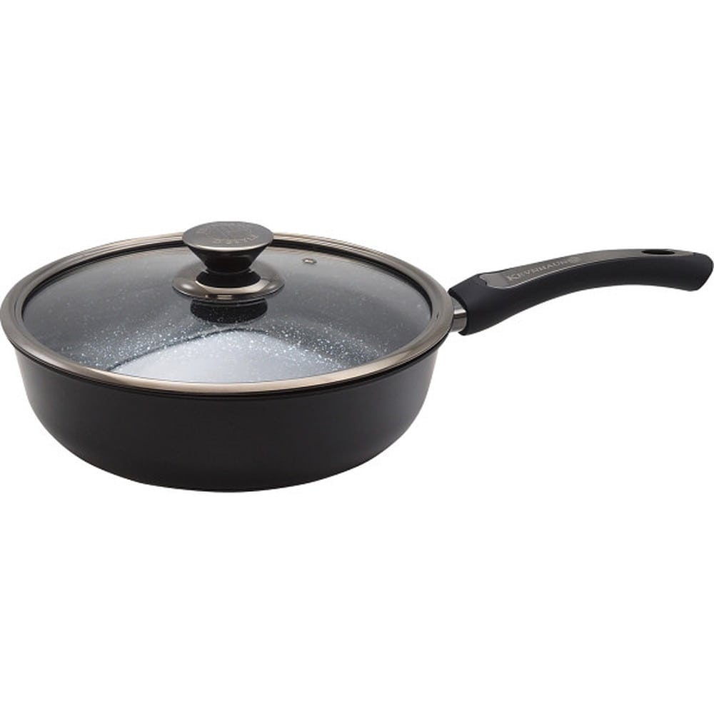 ケヴンハウン ジェットブラック フライパン（26cm） メーカー直送 ▼返品・キャンセル不可【他商品との同時購入不可】