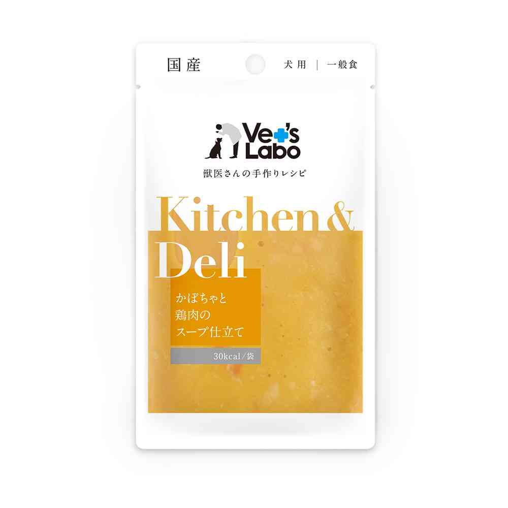 ジャパンペットコミュニケーションズ キッチン＆デリ 犬用 かぼちゃと鶏肉のスープ仕立て 80g