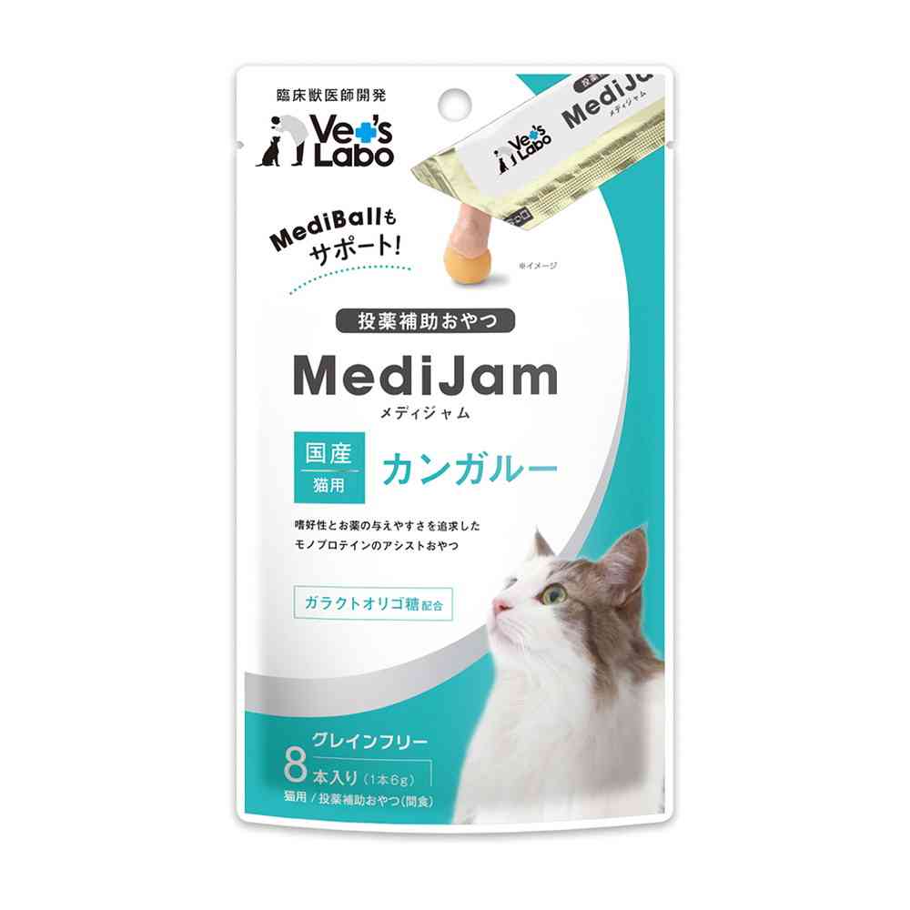 ジャパンペットコミュニケーションズ 猫用 メディジャム カンガルー 6g×8本