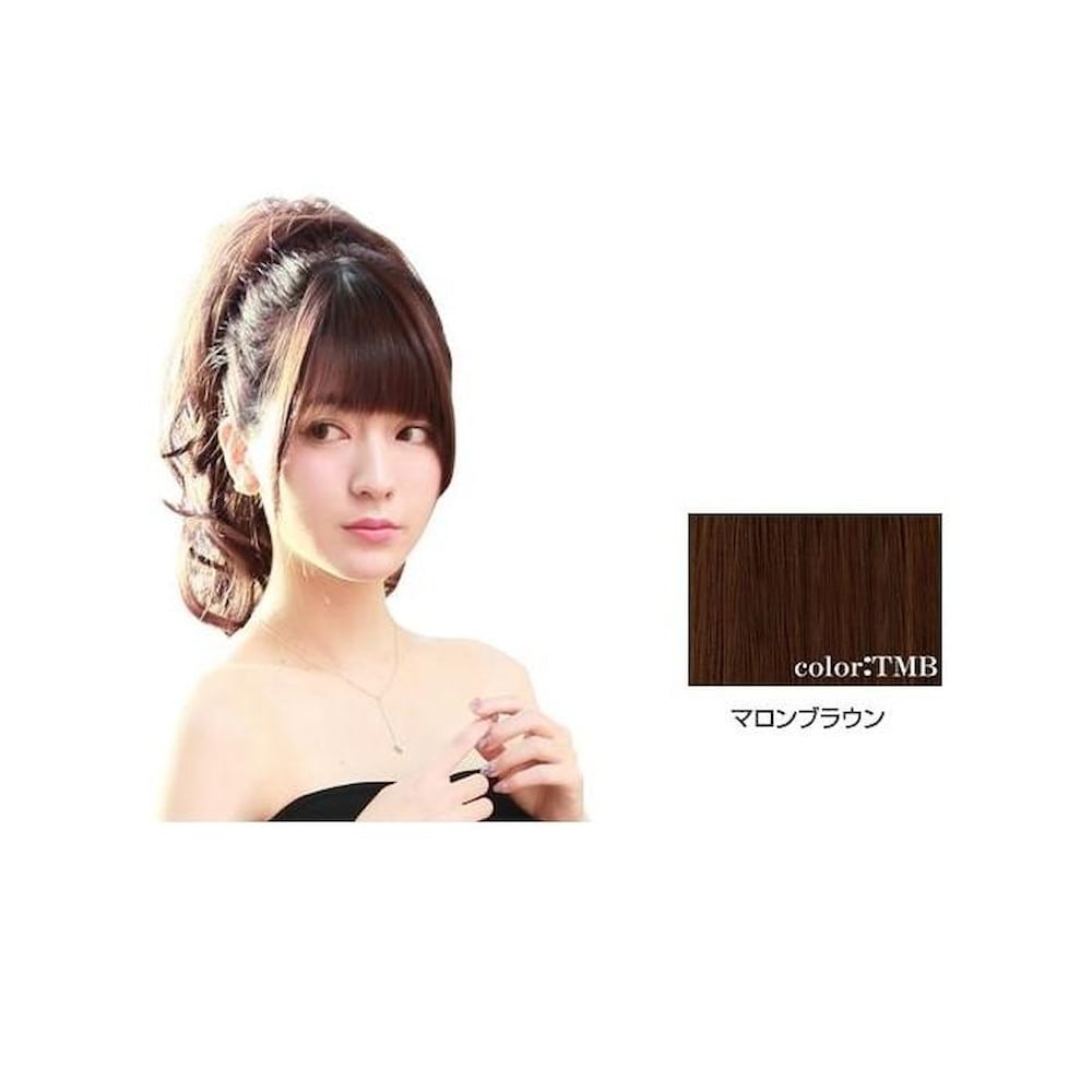 プリシラ ストレッチウィッグ Jカール 耐熱 マロンブラウン 【直送品】 返品・キャンセル・他商品と同時購入は不可