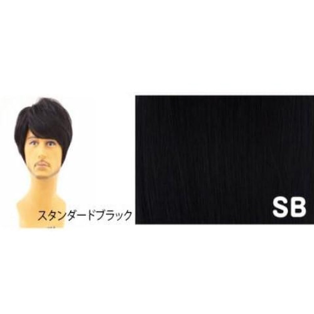 プリシラ MANオールウィッグ ナチュラルショートミディ 耐熱 【直送品】 返品・キャンセル・他商品と同時購入は不可