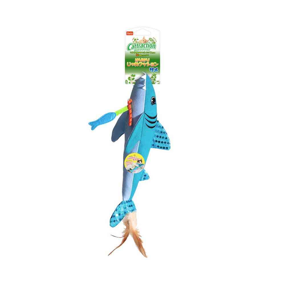 ハーツ けりけりじゃれクッション サメ