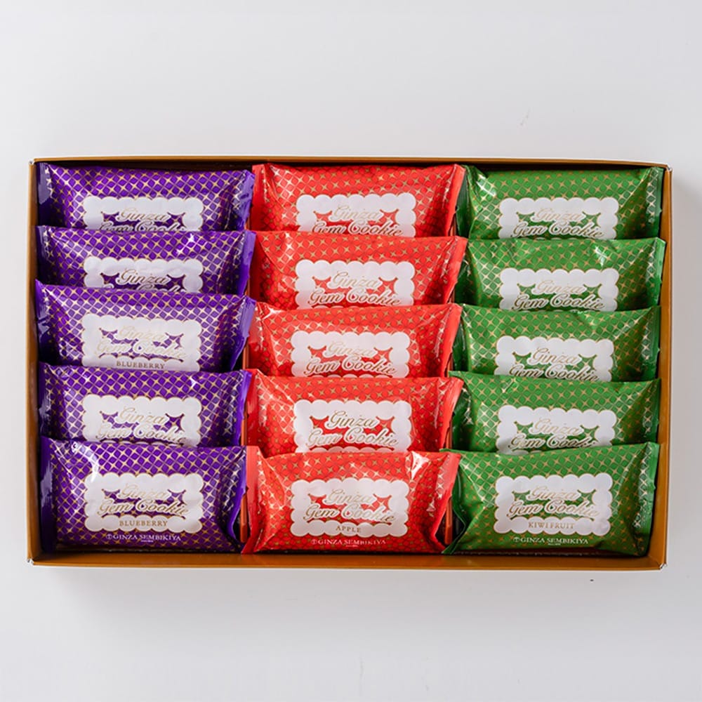 ◆銀座千疋屋 銀座ジェムクッキー15個×1箱 ◇メーカー直送▼返品・キャンセル不可【他商品との同時購入不可】