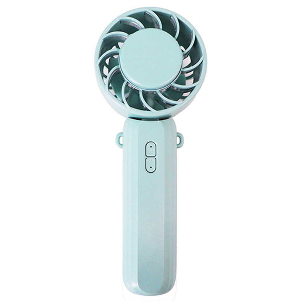 ICEカラープレート付ハンディファン エアリーブルー 約170g