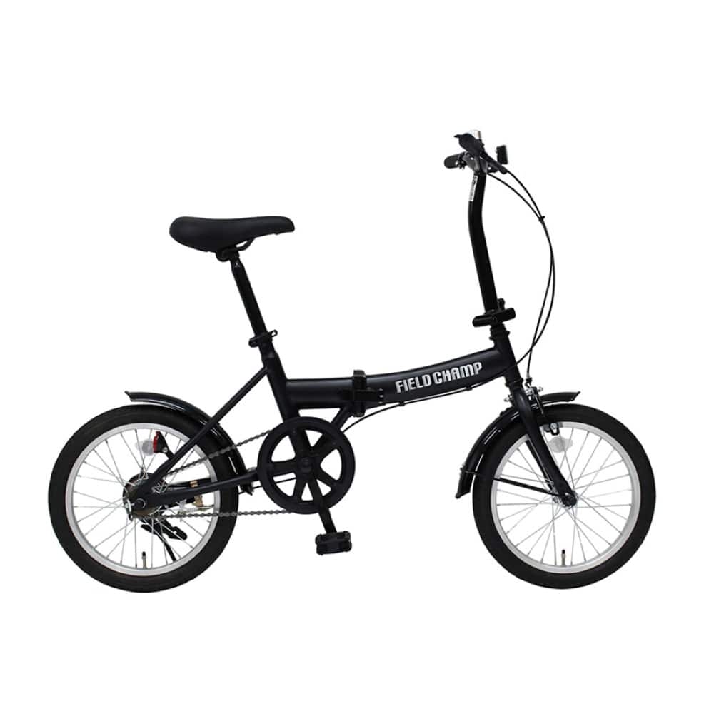 MC719 16インチ折畳み自転車BK メーカー直送 ▼返品・キャンセル不可【他商品との同時購入不可】