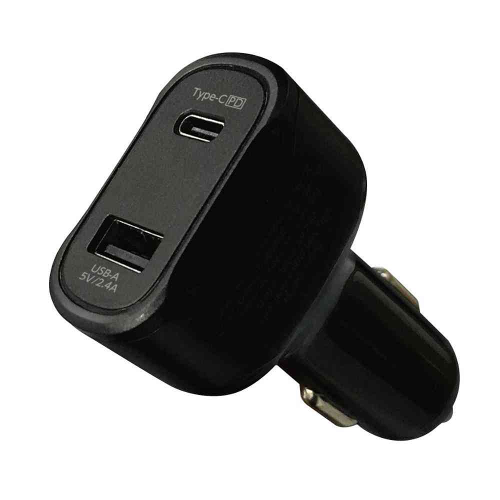 オズマ PD対応DC-USB充電器 C&A 60W ブラック