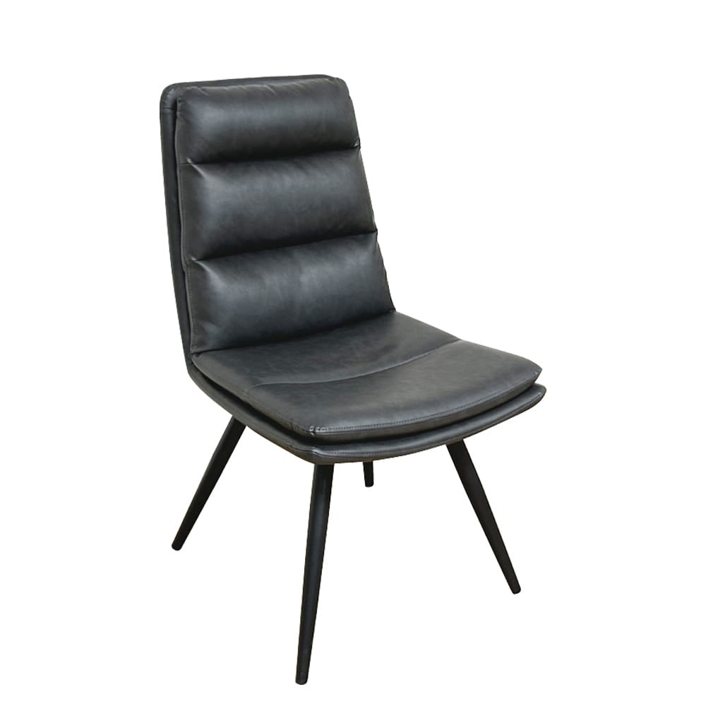 クッション性抜群の回転式ダイニングチェアー 2脚組 DCBF-BK メーカー直送 ▼返品・キャンセル不可[他商品と同時購入不可]