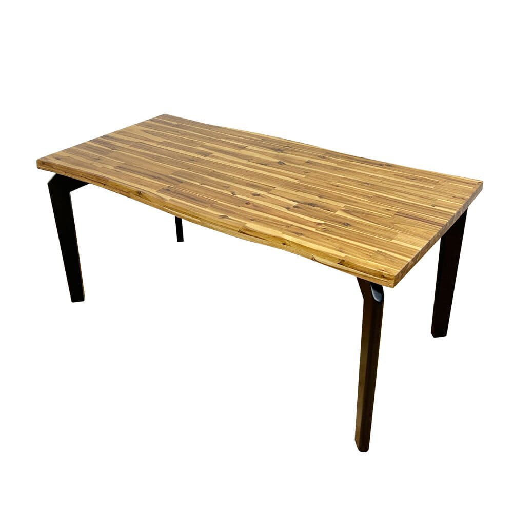 アカシア天然木の古木風幅140cmダイニングテーブル NA メーカー直送 ▼返品・キャンセル不可[他商品との同時購入不可]