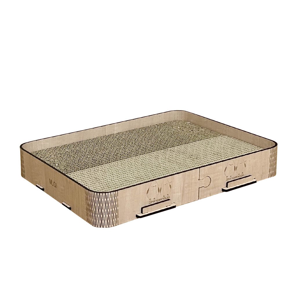 キャットスクラッチャー 爪とぎ フラボ メープル色 メーカー直送 ▼返品・キャンセル不可[他商品との同時購入不可]