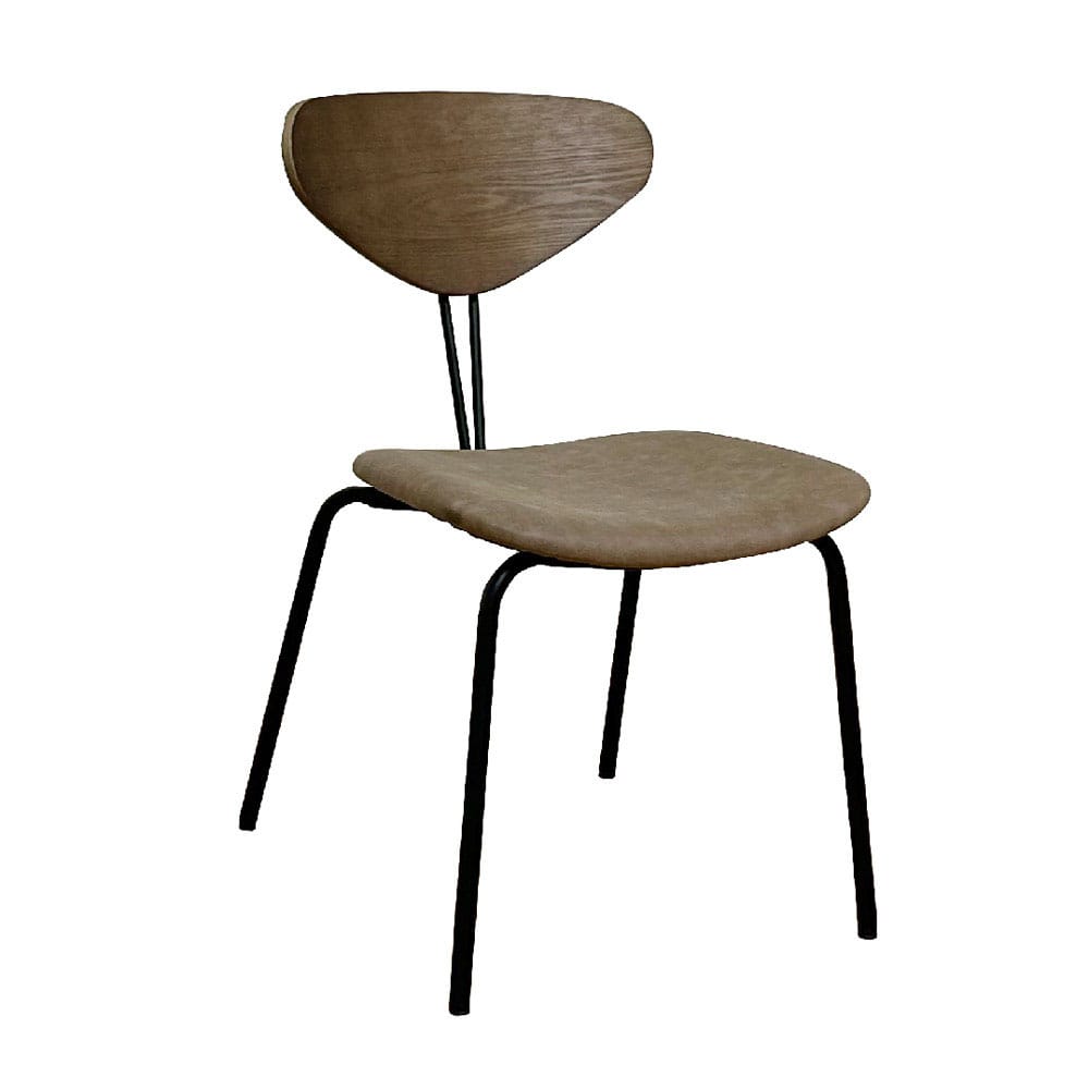 スマートなダイニングチェアー2脚入り DC-NMN-BR メーカー直送 ▼返品・キャンセル不可【他商品との同時購入不可】