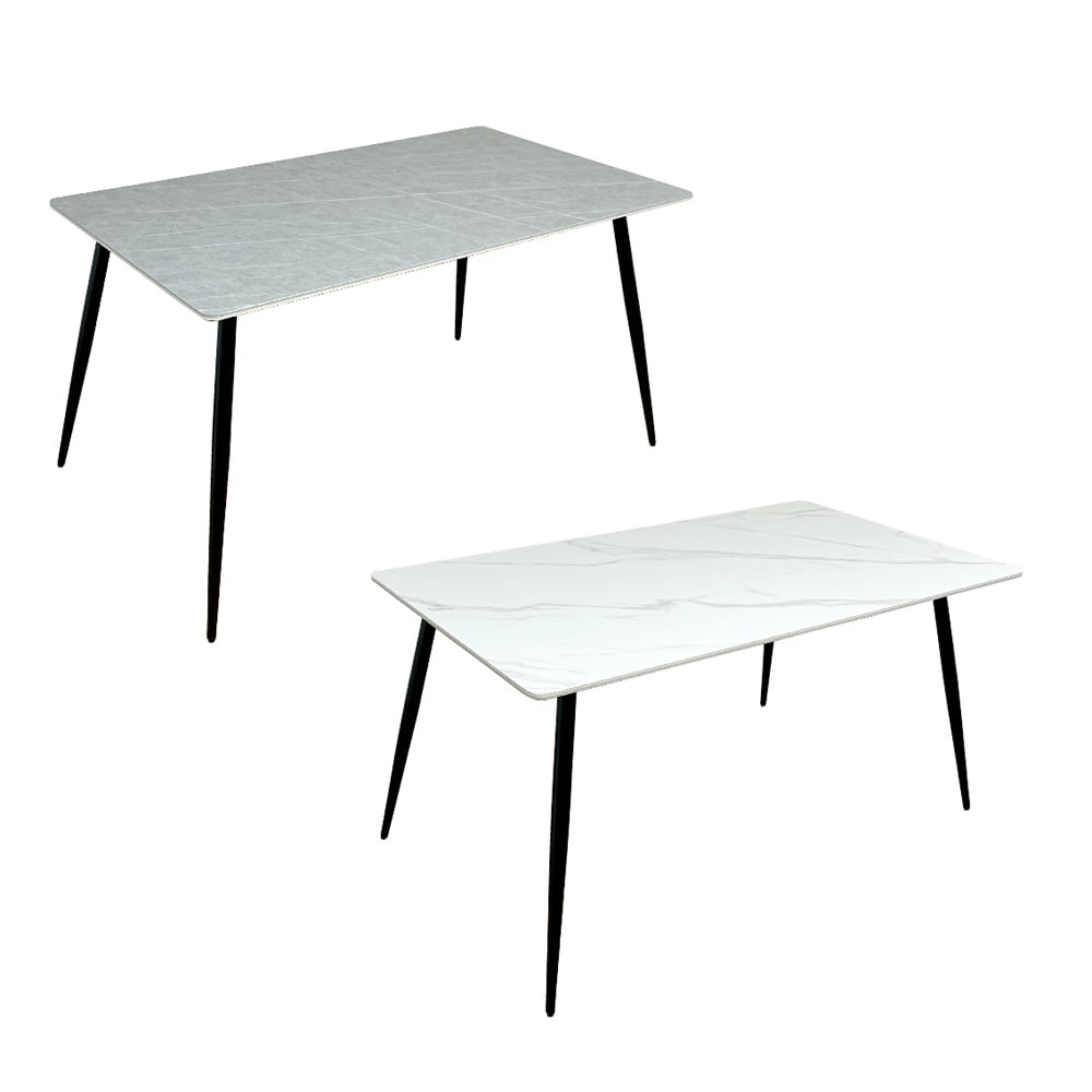 幅140cmセラミックダイニングテーブルDT-MYT-140 メーカー直送 ▼返品・キャンセル不可【他商品との同時購入不可】