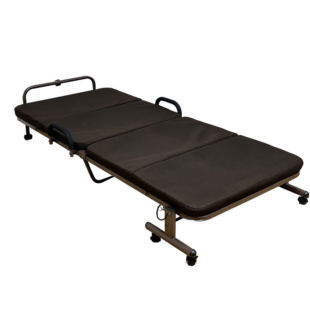 手すり付き折り畳みベッド PB-IDS メーカー直送 ▼返品・キャンセル不可【他商品との同時購入不可】