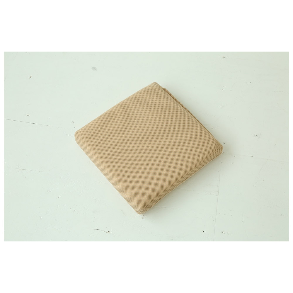 高反発クッション 椅子 座布団 車 ウレタン ベージュ メーカー直送 ▼返品・キャンセル不可[他商品との同時購入不可]