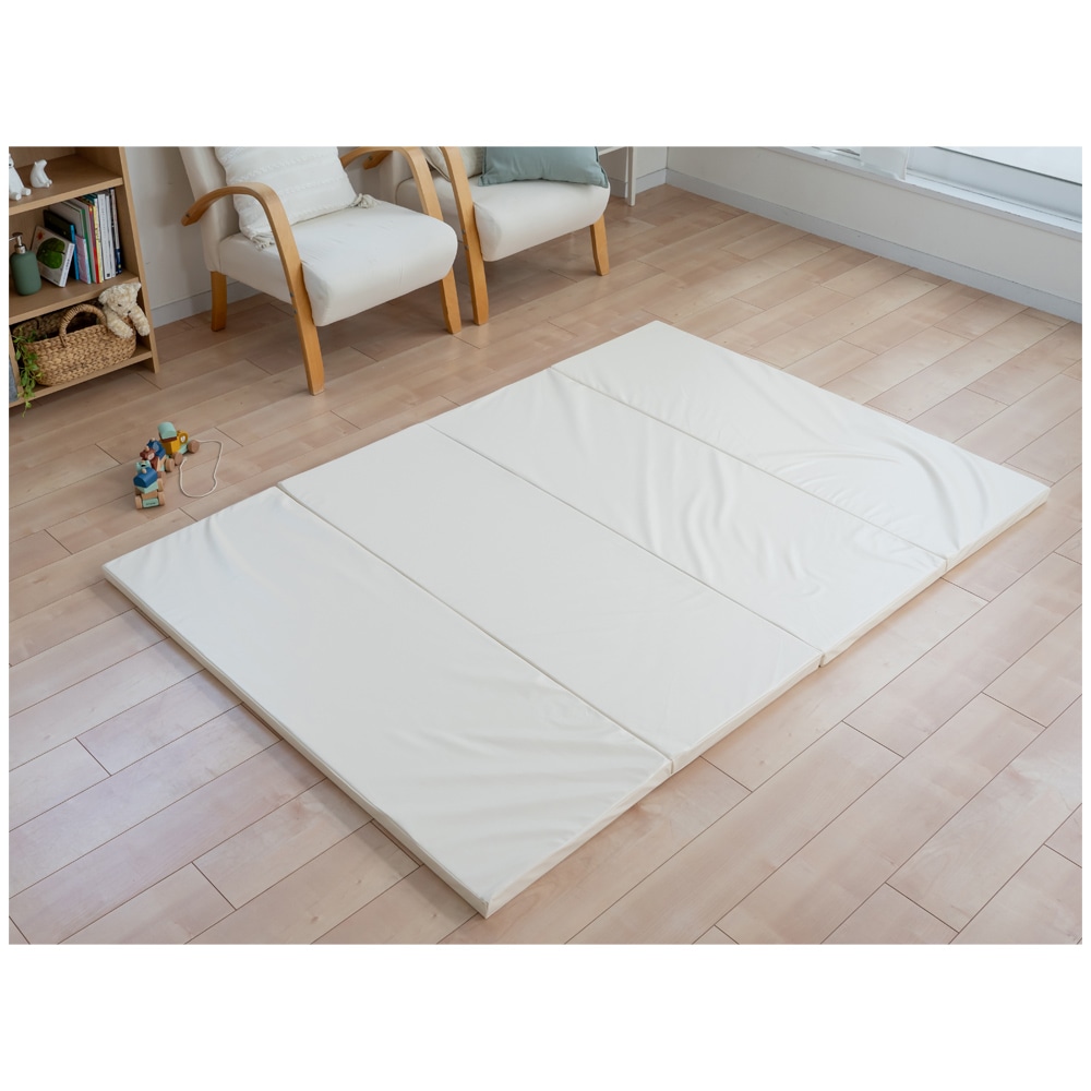 ベビープレイマット ワイドサイズ アイボリー メーカー直送 ▼返品・キャンセル不可【他商品との同時購入不可】