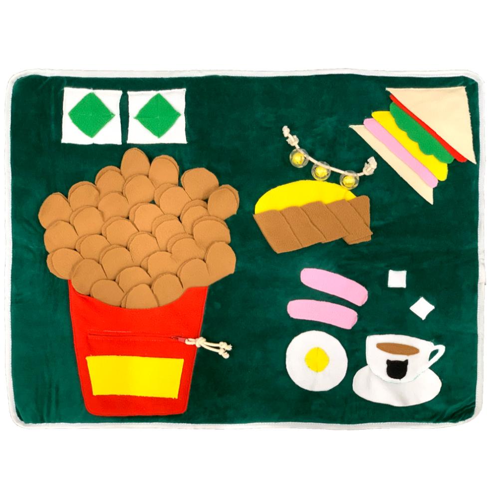 探犬マット ランチ メーカー直送▼返品・キャンセル不可【他商品との同時購入不可】