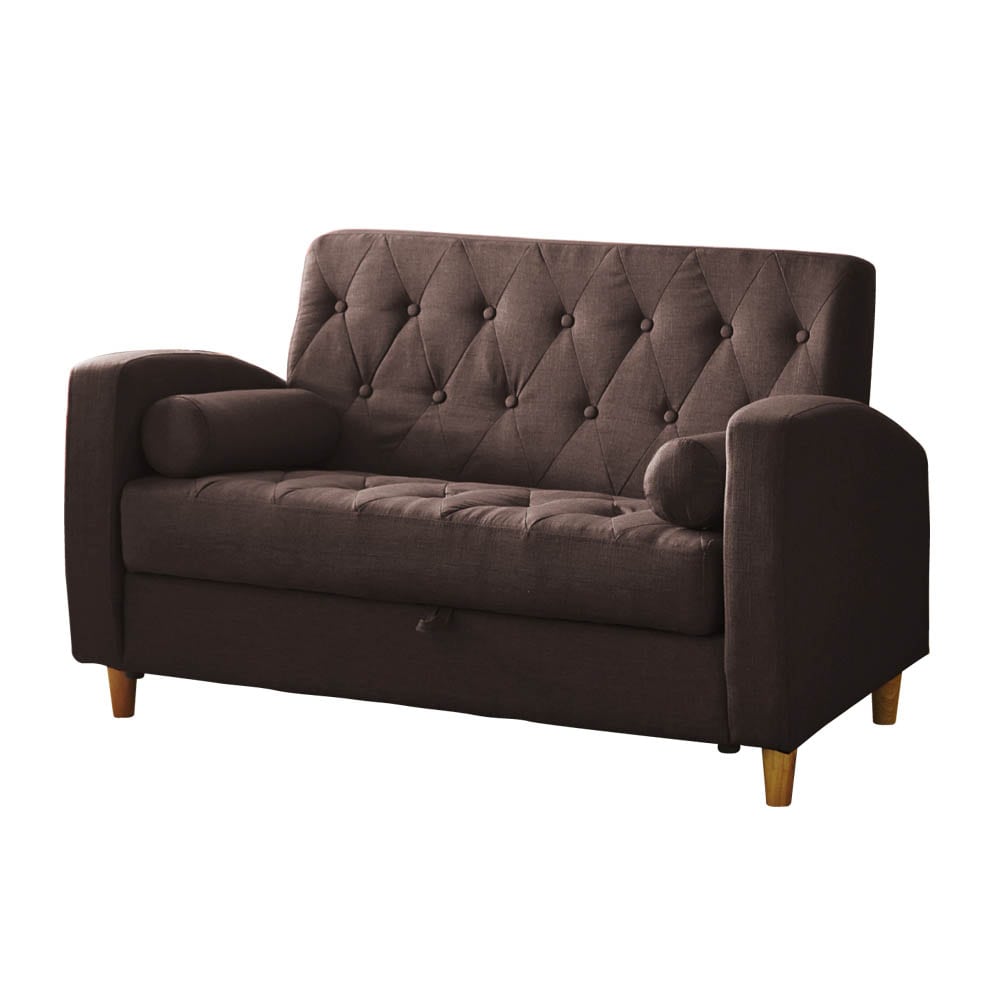 収納庫付き2人掛ソファ SO-03-RED メーカー直送 ▼返品・キャンセル不可【他商品との同時購入不可】