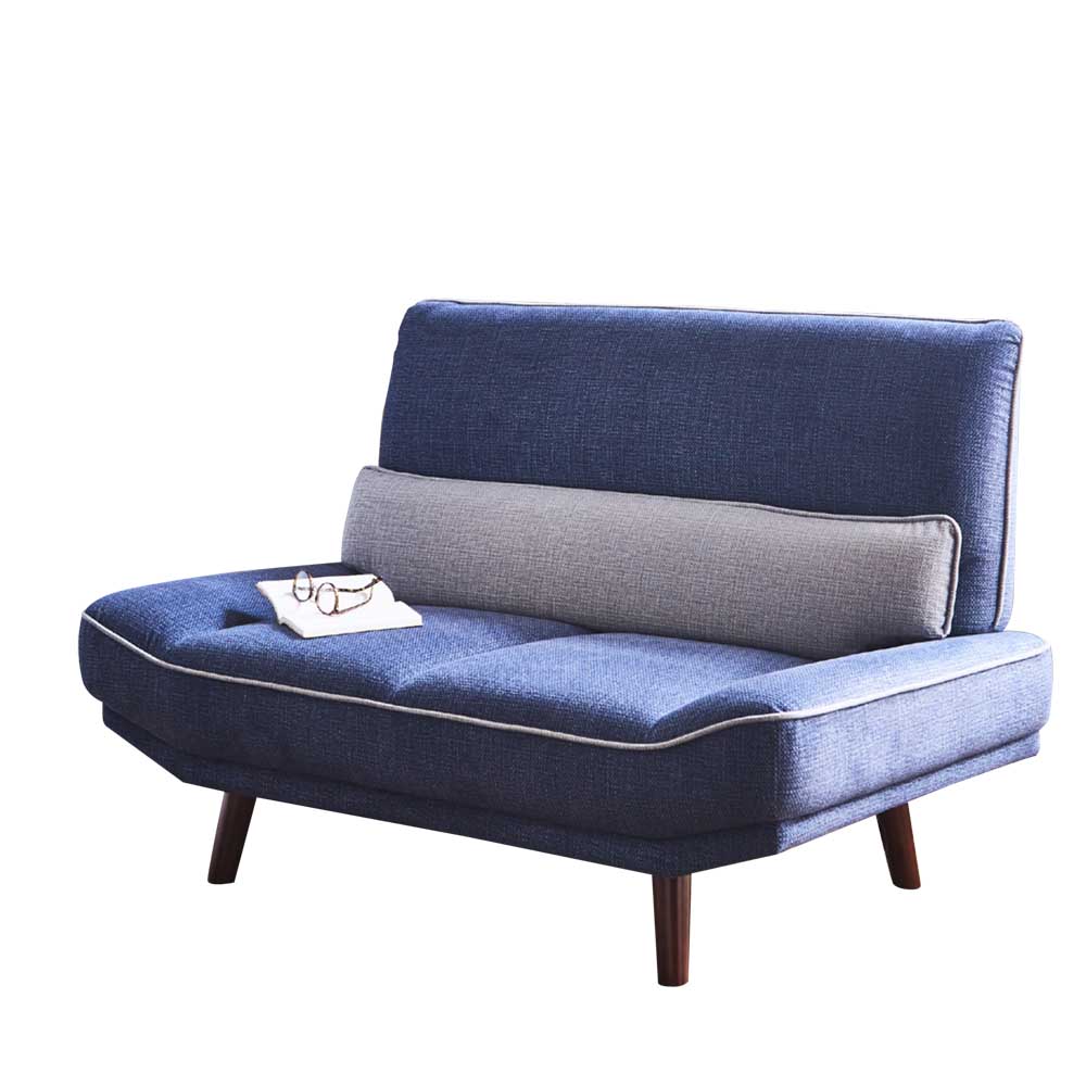 引っかき傷に強い2人掛けソファ SO-ROND-BL メーカー直送 ▼返品・キャンセル不可【他商品との同時購入不可】