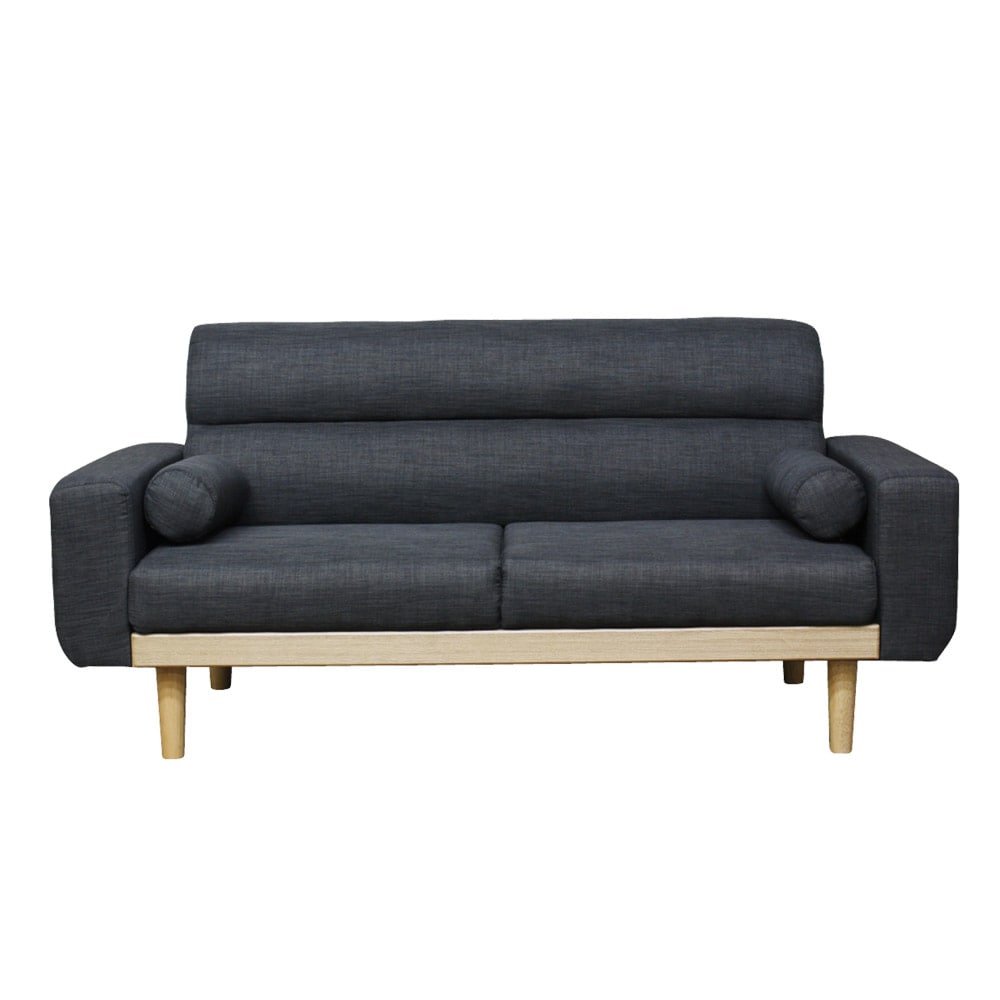 2口コンセント付き2.5人掛けソファ SO-20-GY メーカー直送 ▼返品・キャンセル不可【他商品との同時購入不可】