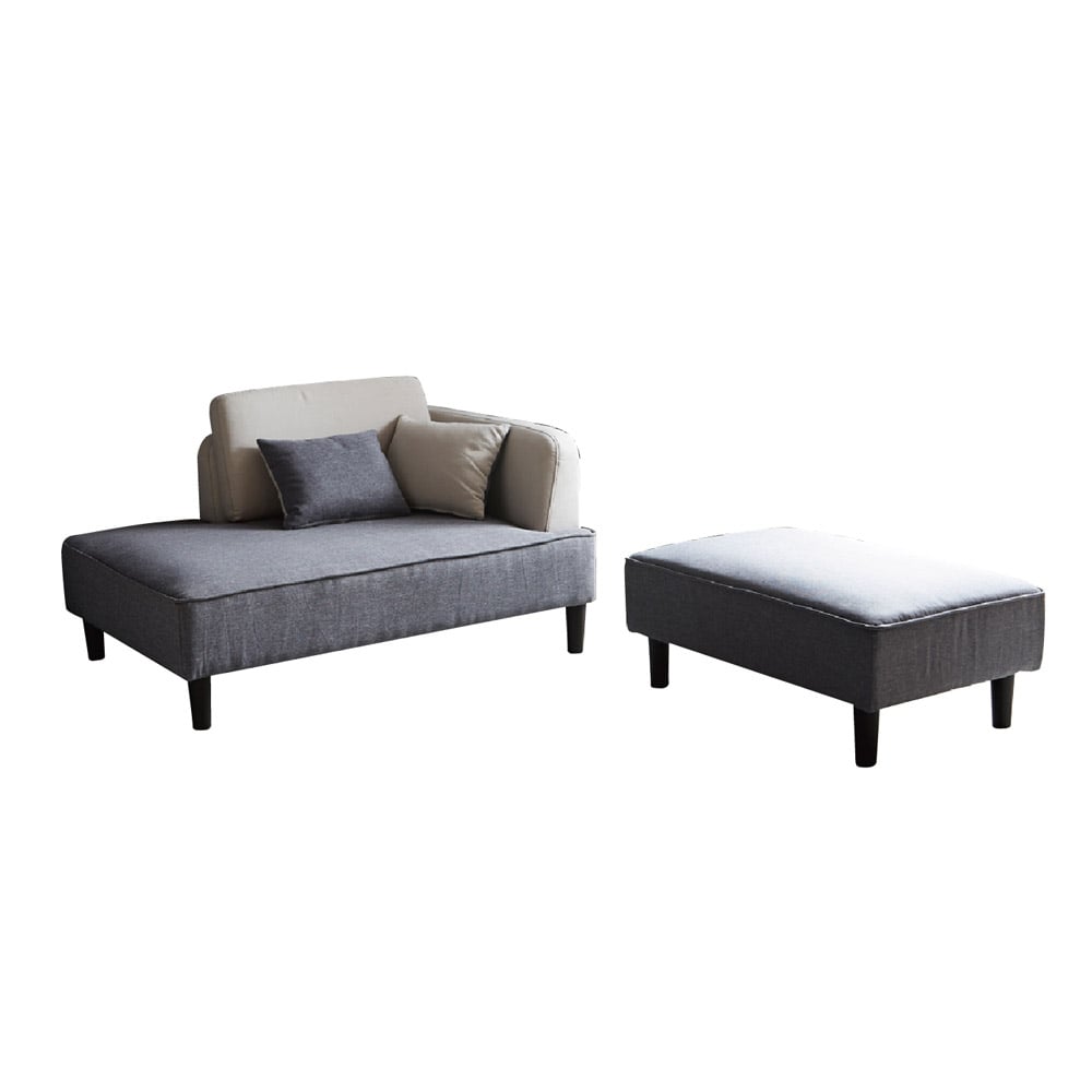 2口コンセント付きカウチソファ SO-27-IV メーカー直送 ▼返品・キャンセル不可【他商品との同時購入不可】