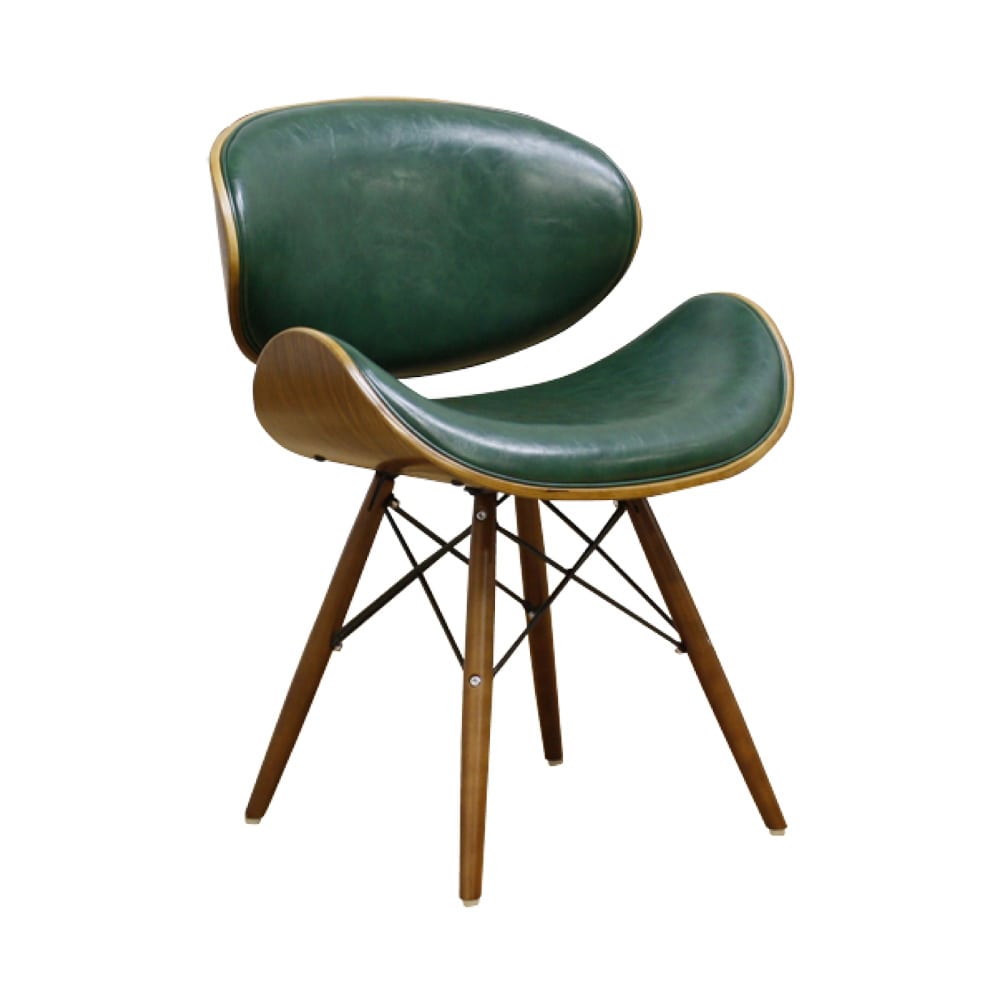 ミッドセンチュリー風デザインチェアー CC-02-GR メーカー直送 ▼返品・キャンセル不可[他商品との同時購入不可]