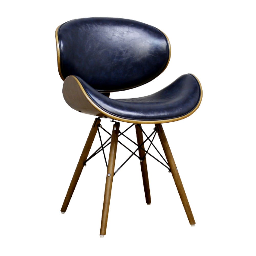 ミッドセンチュリー風デザインチェアー CC-02-NV メーカー直送 ▼返品・キャンセル不可[他商品との同時購入不可]