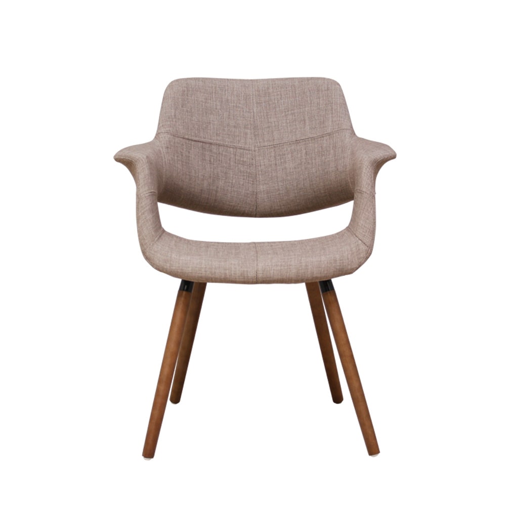 座り心地抜群のデザインチェアー ベージュ OC-01-BE メーカー直送 ▼返品・キャンセル不可[他商品との同時購入不可]