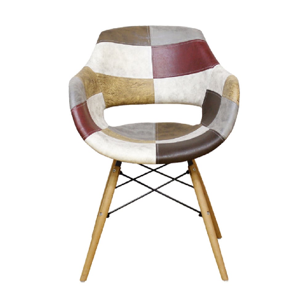 パッチワークデザインチェアー ベーシック CC-FR-BSC メーカー直送 ▼返品・キャンセル不可[他商品との同時購入不可]