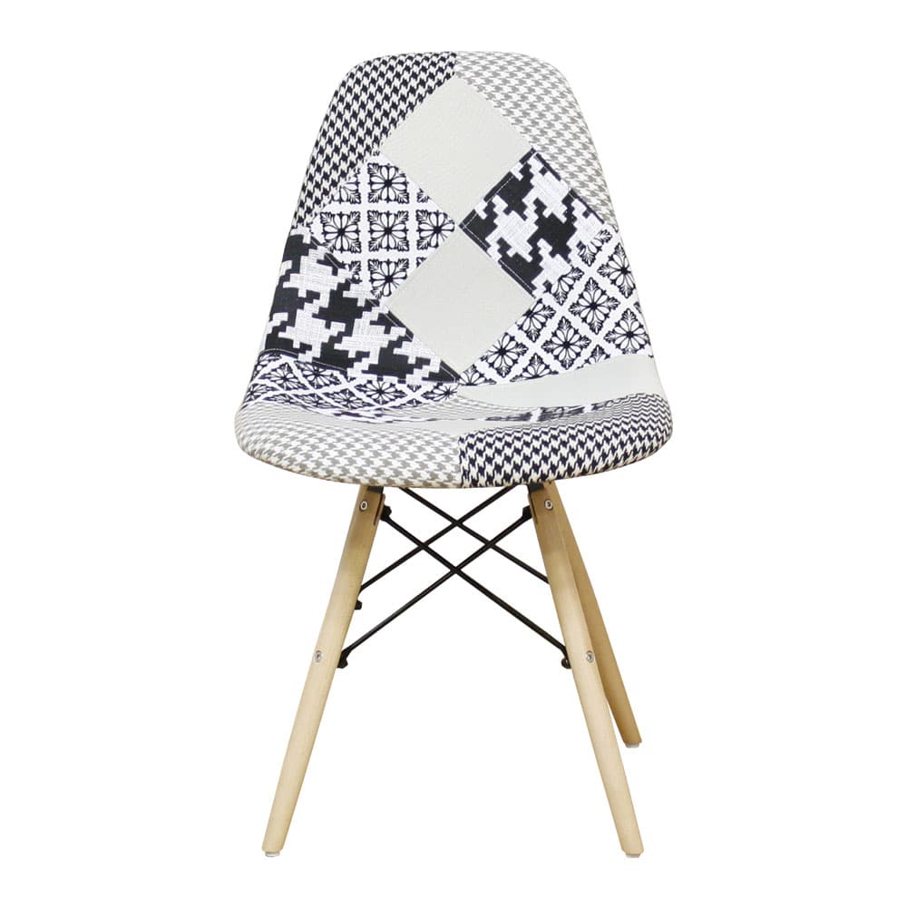 パッチワークシェルチェアー モノトーン CC-YD-MT メーカー直送 ▼返品・キャンセル不可[他商品との同時購入不可]